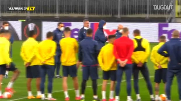 Villarreal’s last training before Europa League Final